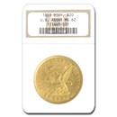 1853 $20 Gold Ingot U.S. Assay Office San Francisco MS-62 NGC 1853 $20 Gold Ingot U.S. Assay Office San Francisco MS-62 NGC